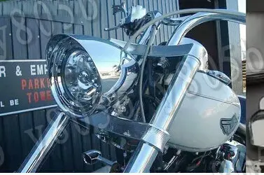 Хромированная алюминиевая цилиндрическая фара 4 5x7 дюймов для Honda Shadow Spirit Saber Aero ACE