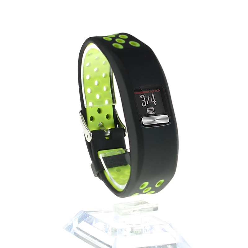 FIFATA Silicone Wristband For Vivofit 4 Strap Smart Band Garmin Bracelet Sport Watch Metal Clasp Accessories | Электроника