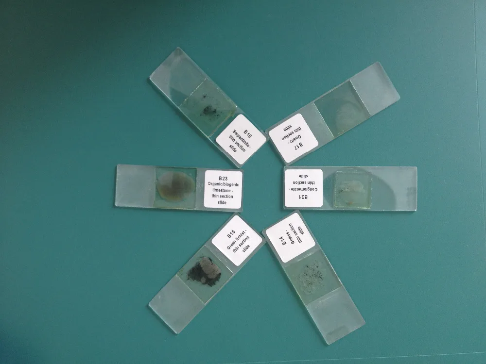 

25pcs Mineral grinding slides set