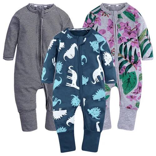 Style 11 Kids Tales/Новинка года, комбинезон для маленьких девочек, 3 предмета, одежда с длинными рукавами и милым принтом для новорожденных мальчиков детские комбинезоны, одежда для малышей возрастом от 0 до 2 лет, BBR2251 - Цвет: Style 11