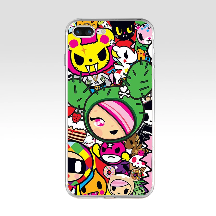 185FG японский Tokidoki Мягкий ТПУ силиконовый чехол для Apple iPhone5 5s se 6 6s 7 8 plus x xr xs