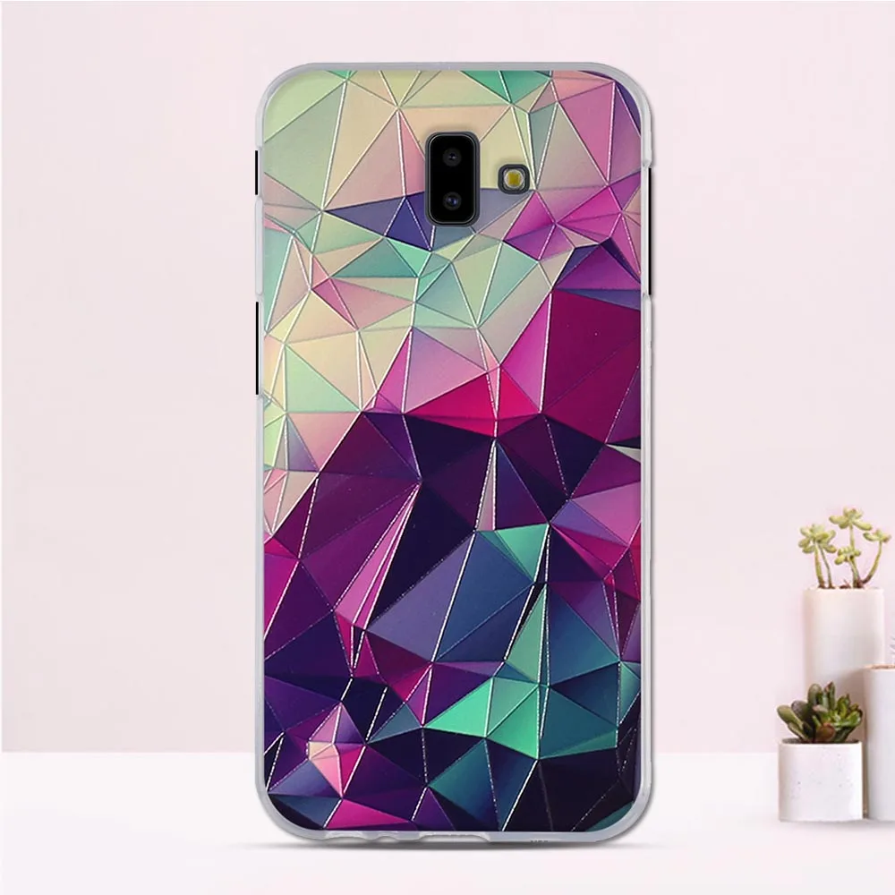 Чехол для телефона Samsung Galaxy J6 Plus мягкий чехол из ТПУ J6Plus силиконовый | Мобильные