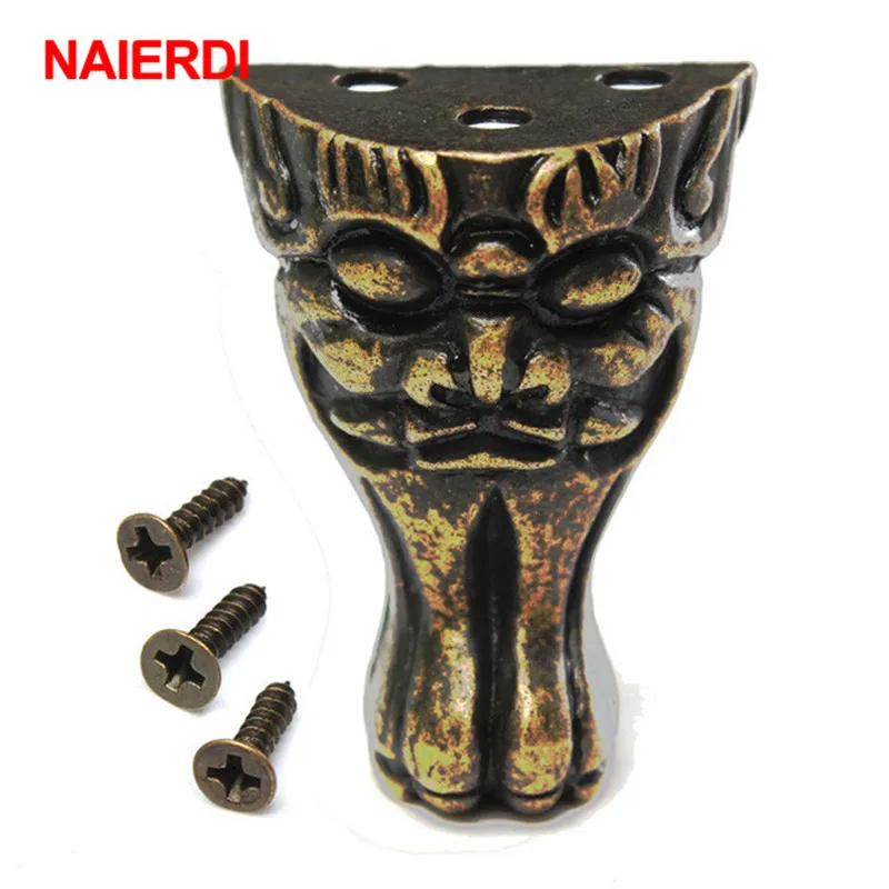 4 шт. декоративные латунные угловые подставки для мебели|protector arm|bracket motorbrackets usb |