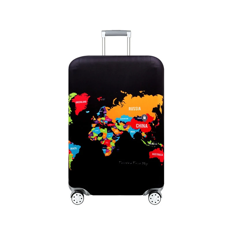 A Luggage Cover Sereqi эластичность Чемодан Защитная крышка 18-32 дюймов тележки защитный защита от пыли магистрали чехол дорожные аксессуары - Цвет: A Luggage Cover