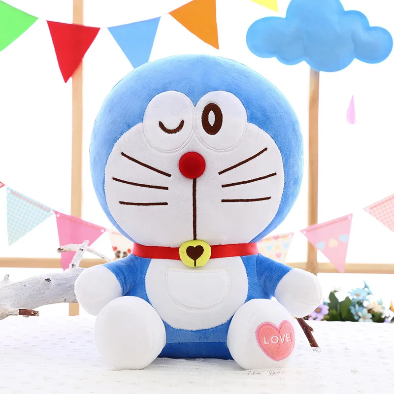 Большая кукла из аниме Stand By Me Doraemon мягкая плюшевая игрушка кошка 6 видов стилей