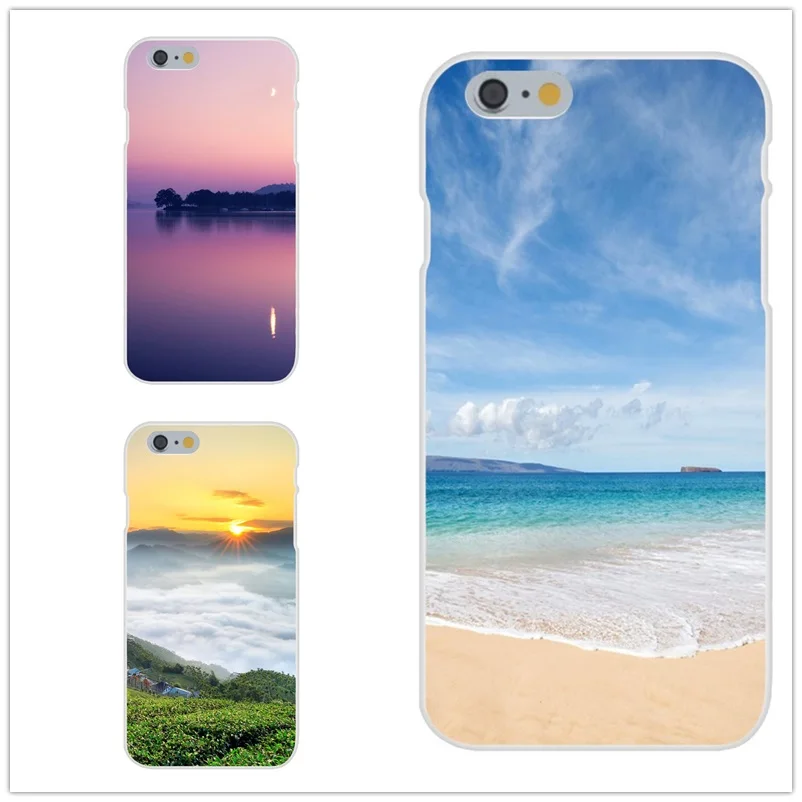 FGHGF красивые Черный и белый цвета природные пейзажи Облако ТПУ чехол для htc один M8