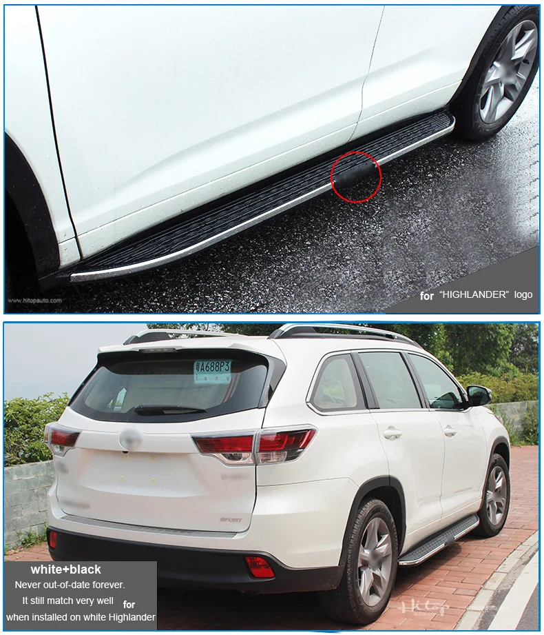 Лидер продаж боковая педаль для Toyota Highlander Kluger 2015-2019 популярная модель в Китае