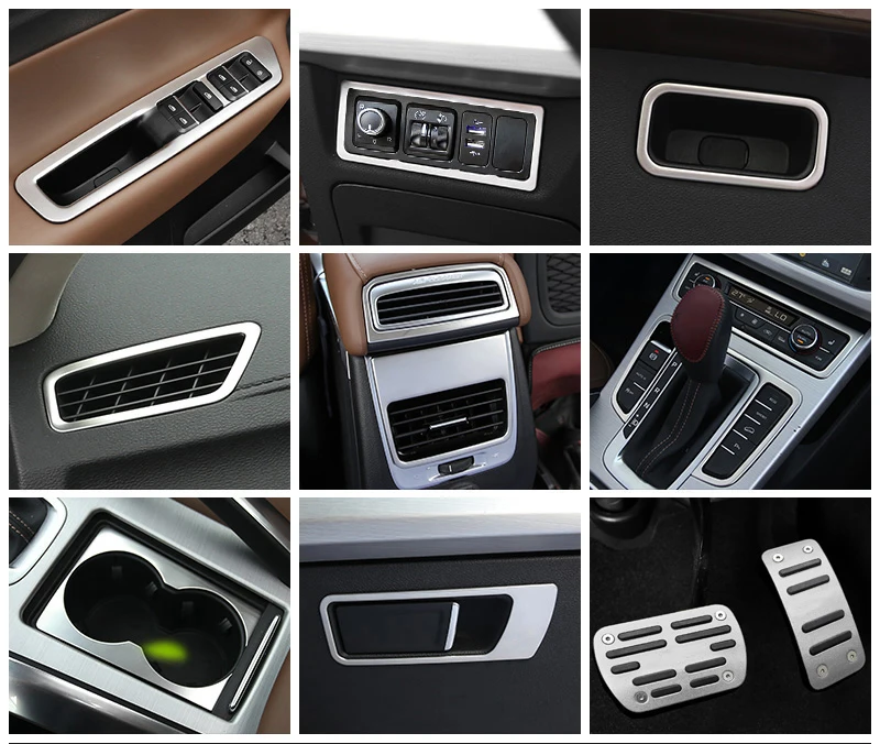 

SILVER item for geely NL-3 (boyue) 2016-2018 Interior decoration