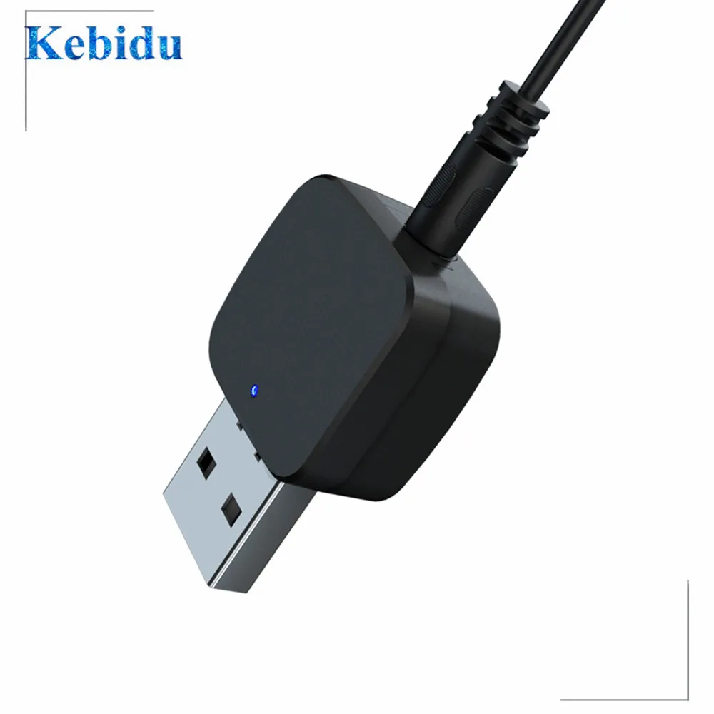 Беспроводной bluetooth приемник KEBIDU 3 5 мм стерео аудио USB музыкальный адаптер Mini Bluetooth