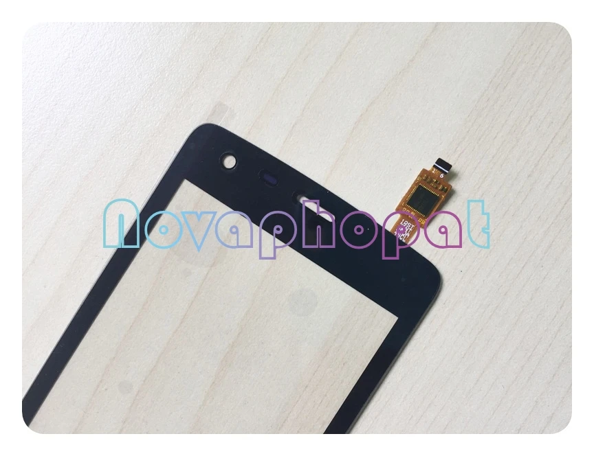 Novaphopat Черный сенсорный экран для Tele2 Midi V1.1 1,1 версии сенсорный экран стекло дигитайзер сенсорный экран тачпад Замена