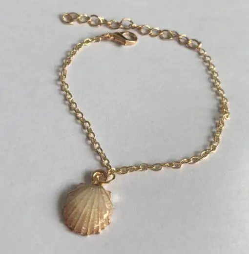 L 203 1 Piece Summer Beach Accessories New Fashion Bohemian Alloy Shell Pendant Ladies Jewelry Bracelet Valentine's Day Christma |