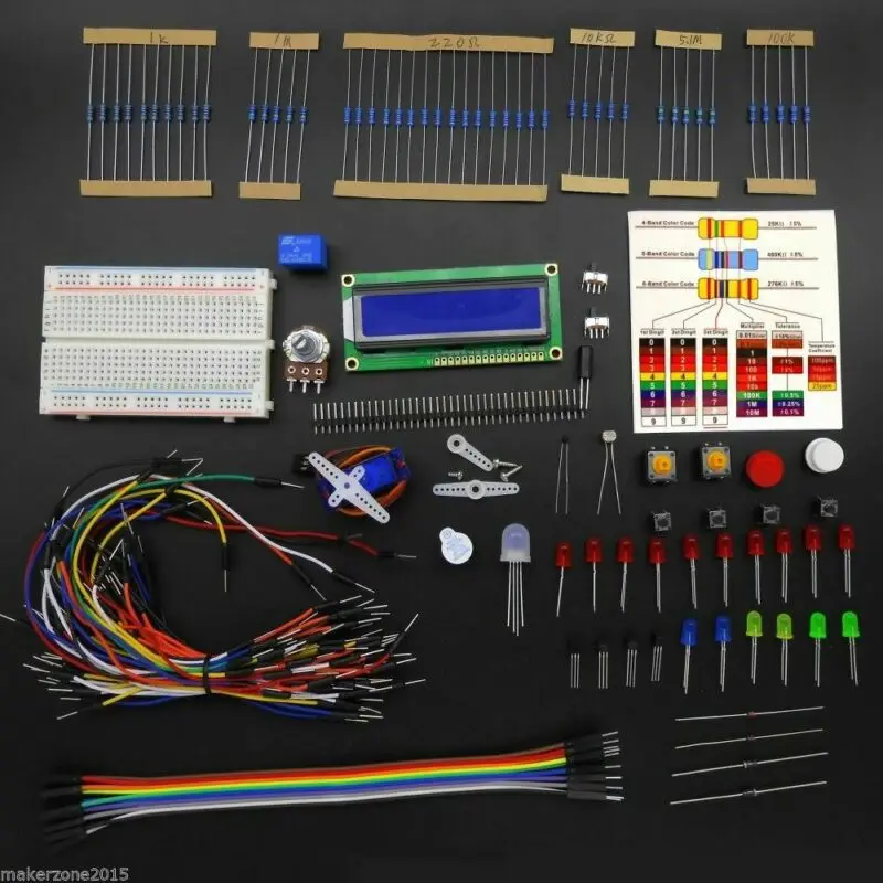 Adeept Новинка проект 1602 LCD стартовый набор для Arduino UNO R3 Mega 2560 Servo USA | Безопасность и