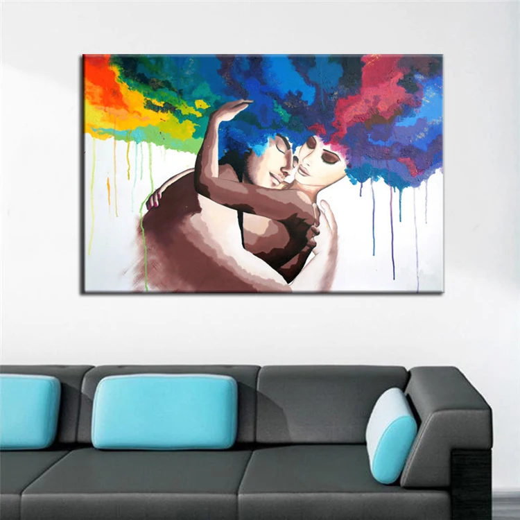 Яркая художественная живопись ручной работы высокое качество современная