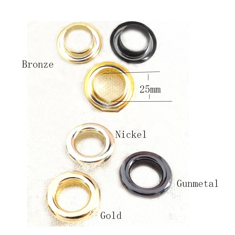 Заклепки для люверсов золотые заклепки 20 мм выбор цвета