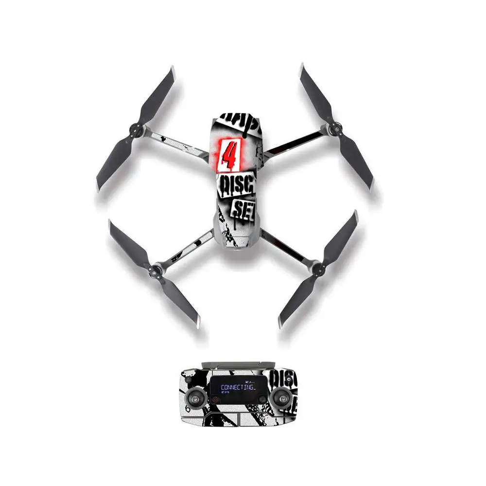 YSDJM20075 Мультфильм шаблон стиль кожи наклейка для DJI Mavic 2 Pro& Zoom Drone корпус пульт дистанционного управления батарея защитная пленка - Цвет: YSDJM20075