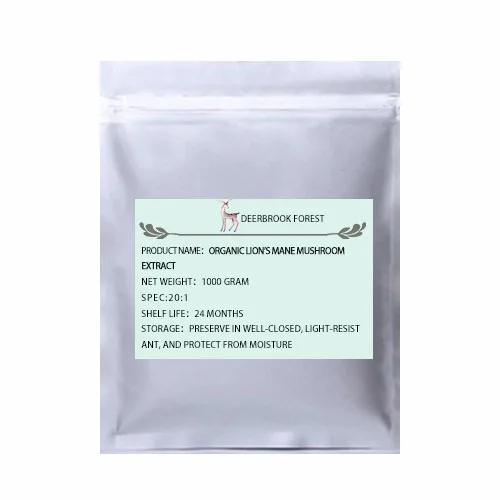 1000g(35.3oz) Сертифицированный USDA и EC органический экстракт гриба Львиной 20:1 экстракт ericium erinaceus - Цвет: 1000g(35.3oz)