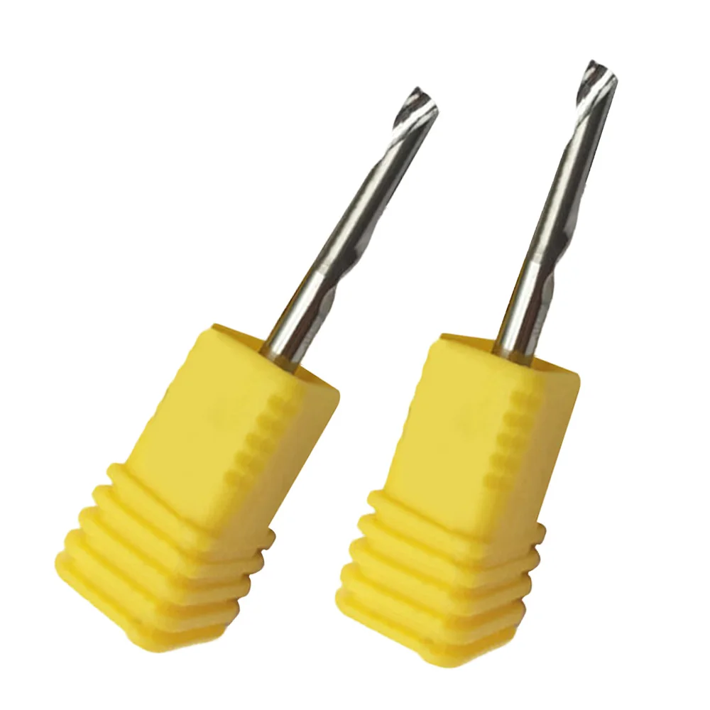 Новый 5 шт. алюминиевая резка одна зубая с ЧПУ маршрутизатор резцы для фрезы