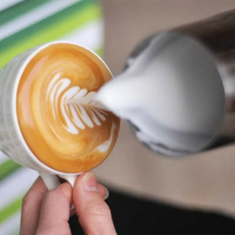Stainless Steel Latte Art Pitcher Milk Frothing Jug Espresso Coffee Mug Barista Craft Cappuccino Cups Pot tools | Дом и сад