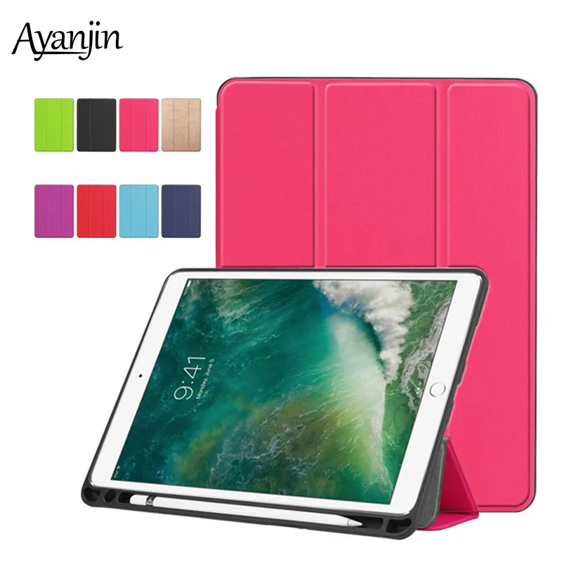 Хит продаж для iPad 9 7 2018 2017 Чехол Air 1/Air 2 дюймов с держателем карандашей Тонкий