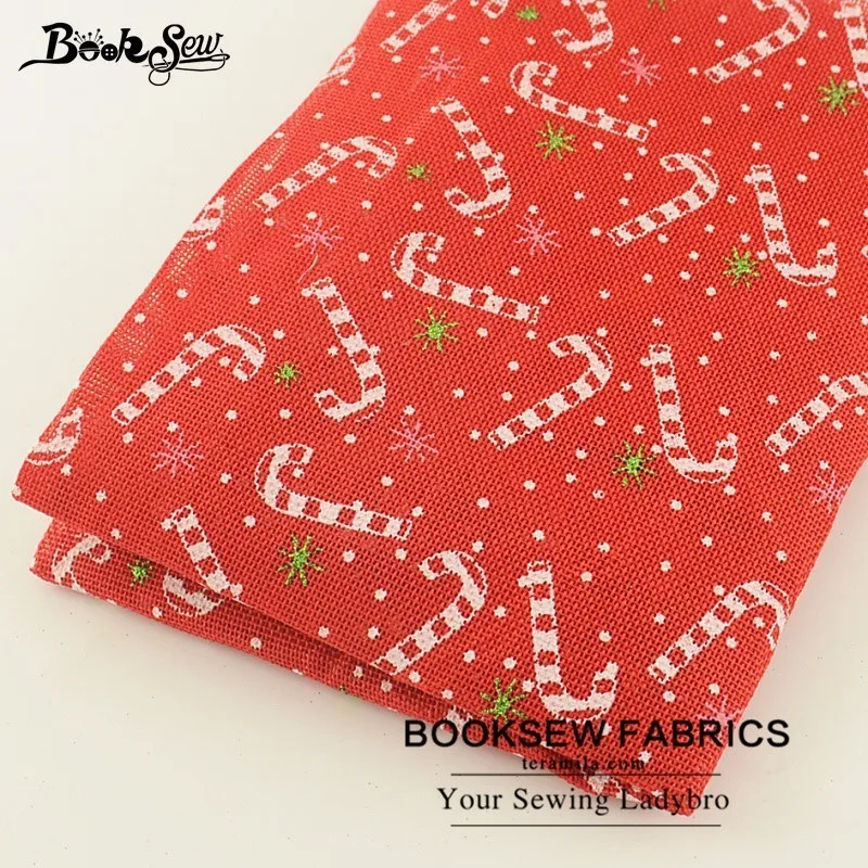 Booksew Linen Fabric 50x150cm Christmas Patterns Sewing Meter Cloth For Tablecloth Bag Cushion Pillow Quilting Home Decoration | Дом и сад
