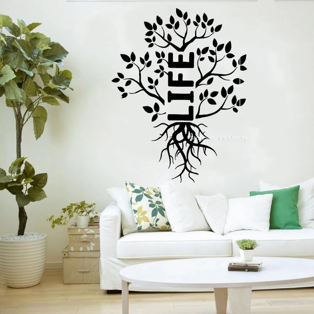 Наклейка на стену с изображением дерева жизни для детской спальни наклейка