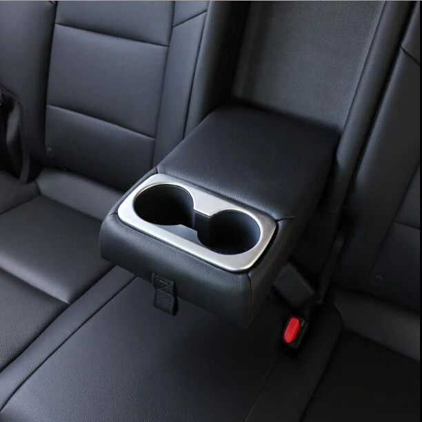 ABS матовые стикеры хром наклейка на стекло заднего сиденья водяной держатель