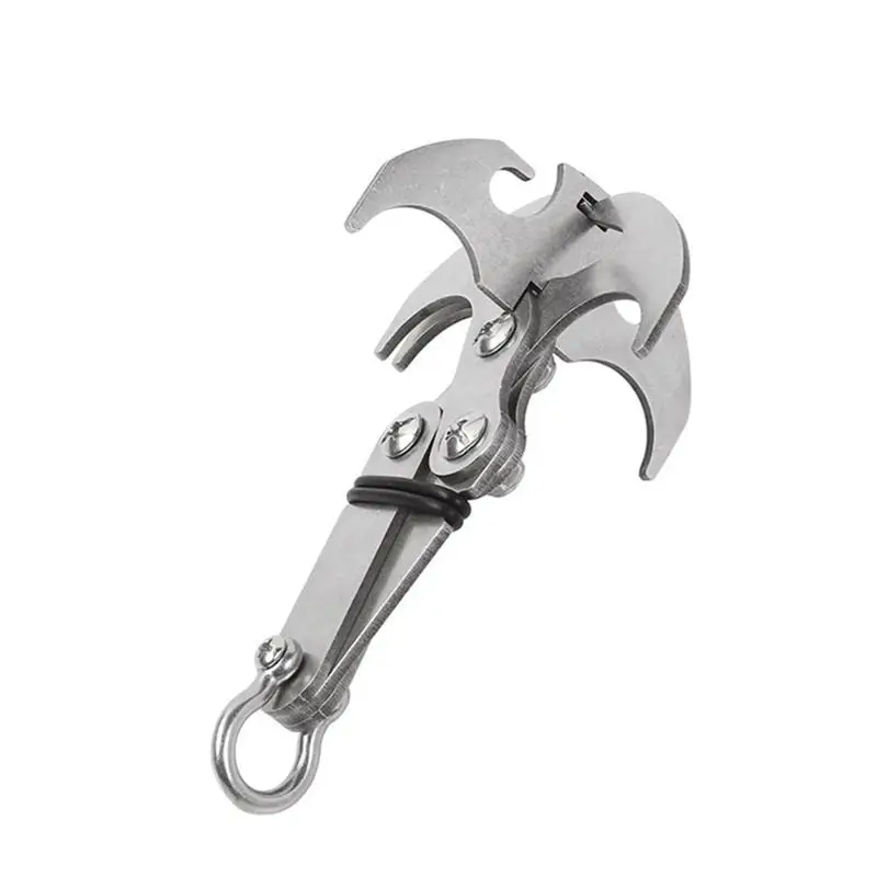 Многофункциональный складной карабин из нержавеющей стали для выживания