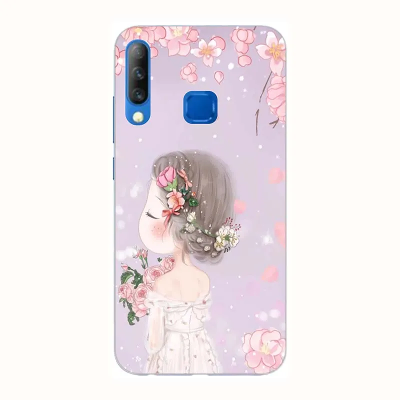 A176 Для Tecno Camon 11S 6," чехол с красочным рисунком розы и волка Мягкий силиконовый чехол для телефона Tecno Camon 11S - Цвет: A176