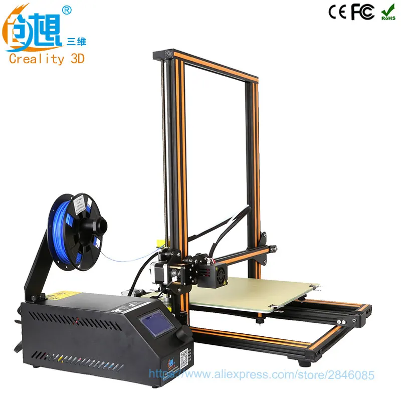 Creality 3D официальный creality CR 10 принтеры печати Размеры 300*300*400 мм Полу DIY комплект с
