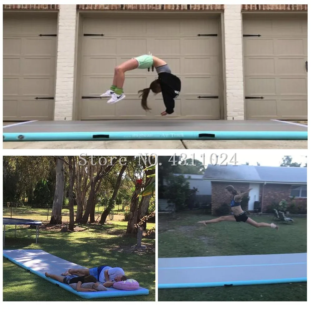 Купить Бесплатная доставка, надувная воздушная дорожка «от двери до двери» 7 м/23 фута, надувная дорожка для гимнастики, надувной воздушный коврик д...