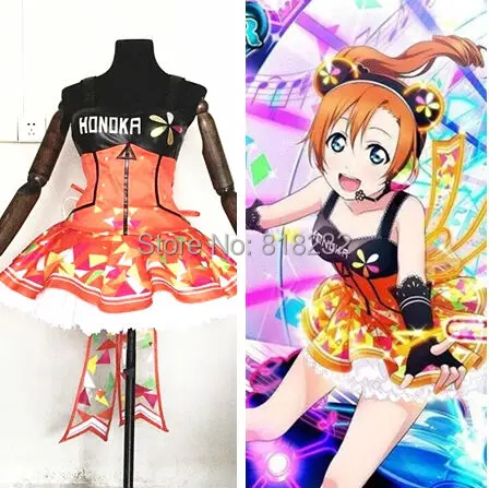 Love Live школьный идол проект кибер видео игры Kousaka Honoka светильник Кая футболка