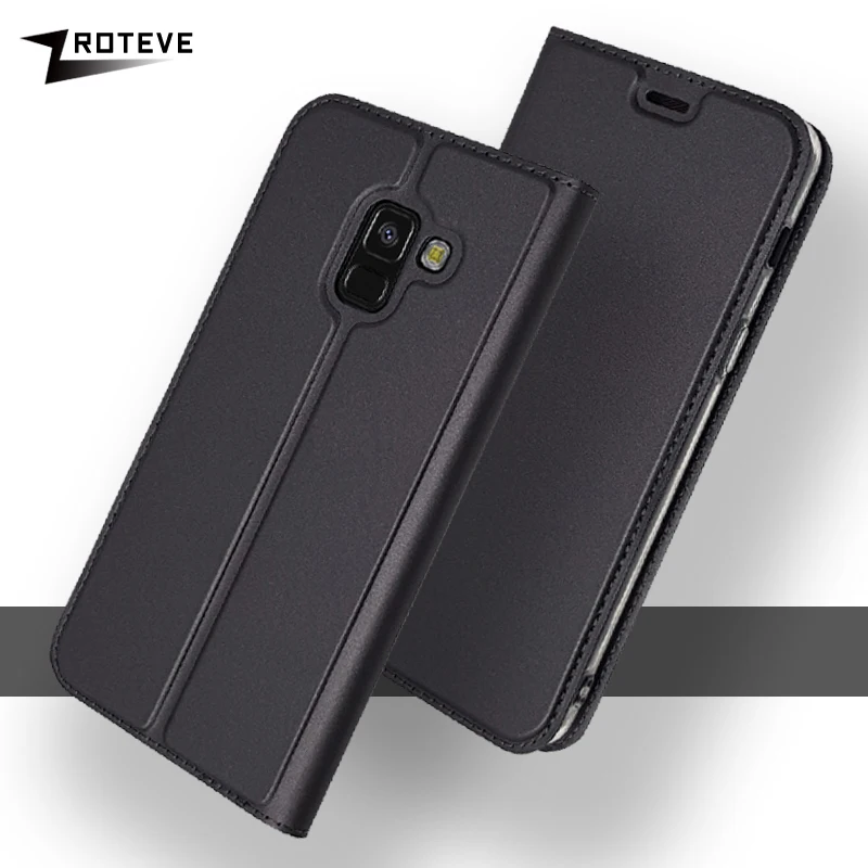 ZROTEVE чехол для Samsung Galaxy A8 2018 Чехол Флип-кошелек кожаный Plus Чехлы | Мобильные