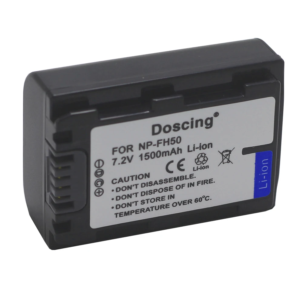 Аккумулятор для камеры Doscing NPFH50 литий ионный аккумулятор NP FH50 Sony A230 A330 A290 A380 A390 TG3