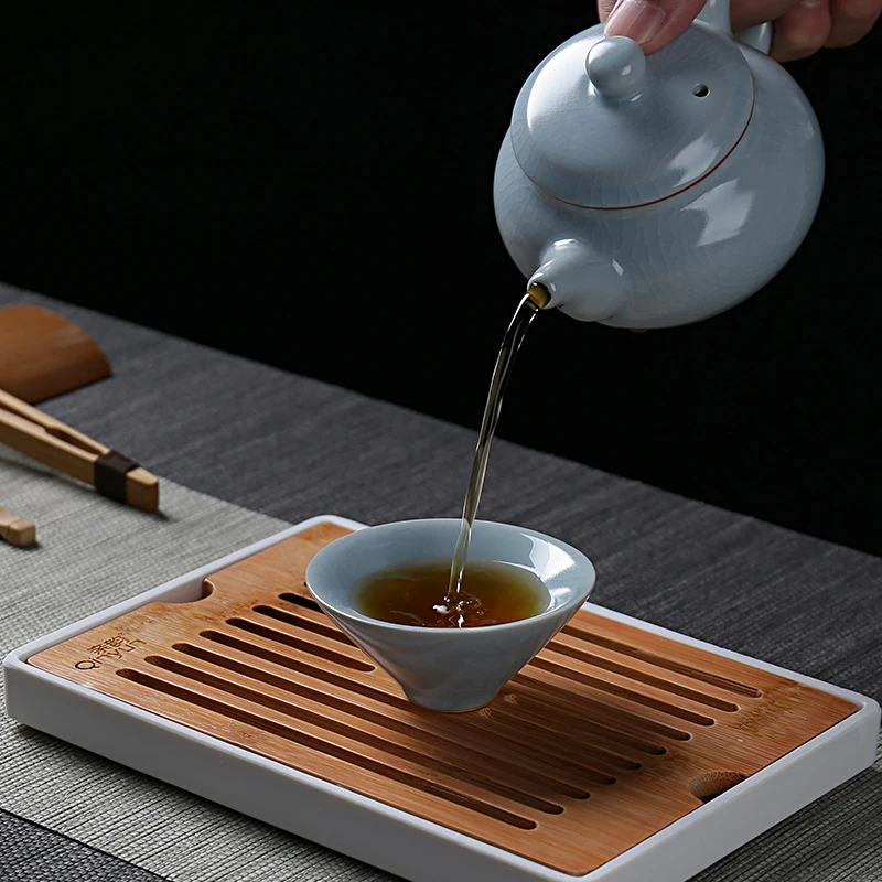 Чайная чашка Longquan Celadon 6 шт./лот 25 мл чайный набор из керамики китайский кунг-фу