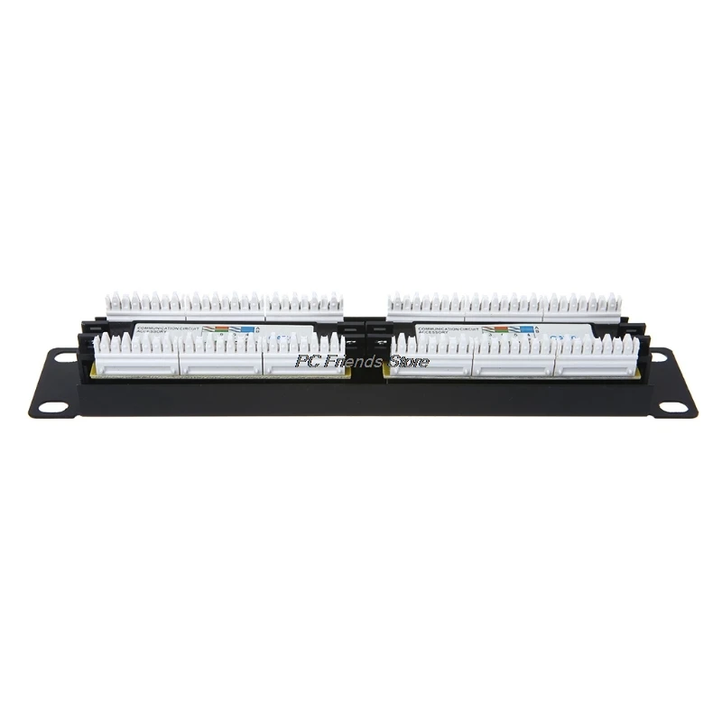 Cat6 12 порт RJ45 патч-панель UTP LAN сетевой адаптер Кабельный разъем