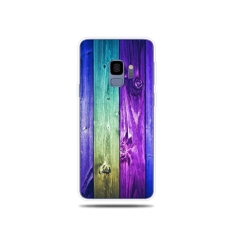 Colored Squares Silicone Phone Case For Samsung Galaxy S5 S6 S7 Edge S8 S9 S10 Plus S10e Soft Cover Note 8 9 |