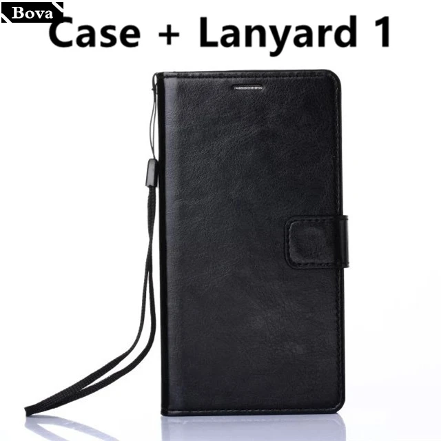 Black Lanyard 1 Держатель для карт крышка чехол искусственная кожа Чехол для samsung Galaxy J3(J3 Pro) J330F J330G J3300 бумажник флип-чехол - Цвет: Black Lanyard 1