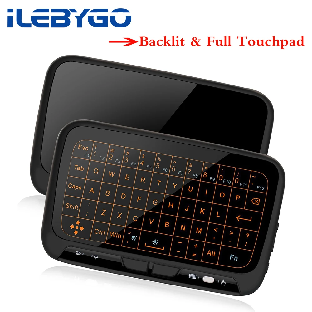 2 4 ГГц мини беспроводная клавиатура с подсветкой полноэкранная воздушная Мышь