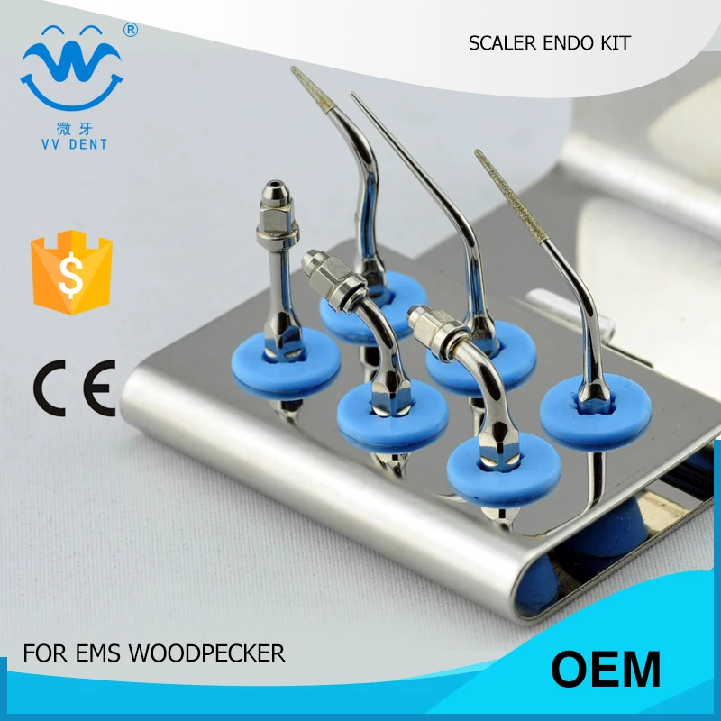 

2 SETS EEKS tips kit FIT EMS WOODPECKER SYBRONENDO for dentista ,oral dental care tools. DENTAL EQUIPMENT
