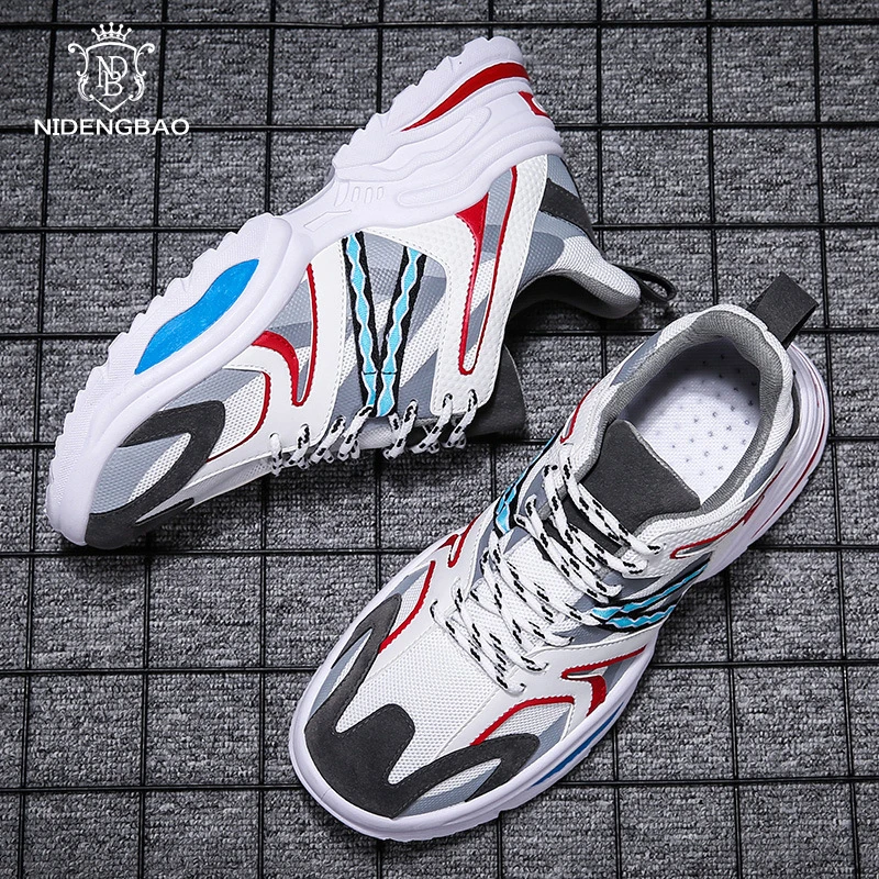 2019 модные трендовые мужские туфли Лидер продаж Красочные повседневные хорошо