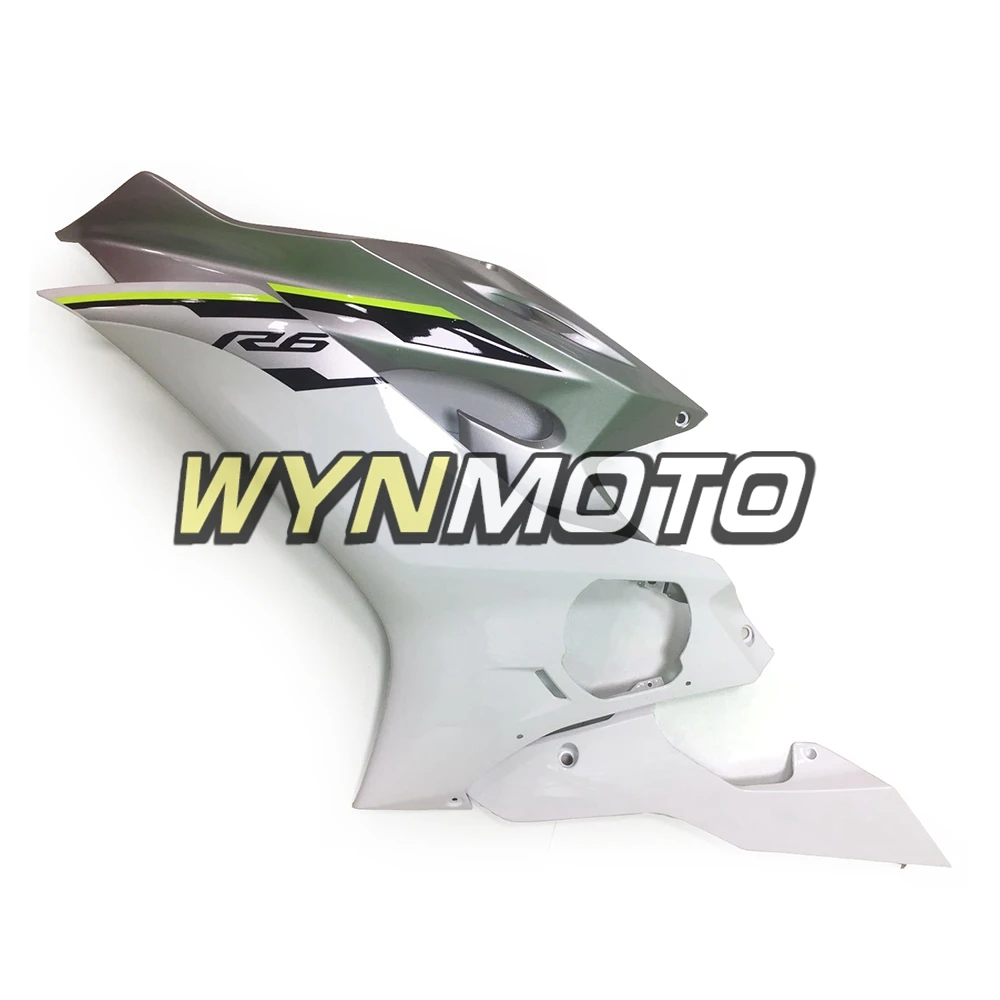 Полный комплект обтекателей для мотоцикла из АБС пластика Yamaha YZF _ 600 R6 2017 белые