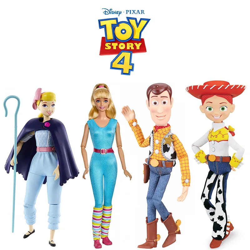 Новая история игрушек 4 3 Bo Peep Buzz светильник год Woody говорящий FigureToy Story Jessie