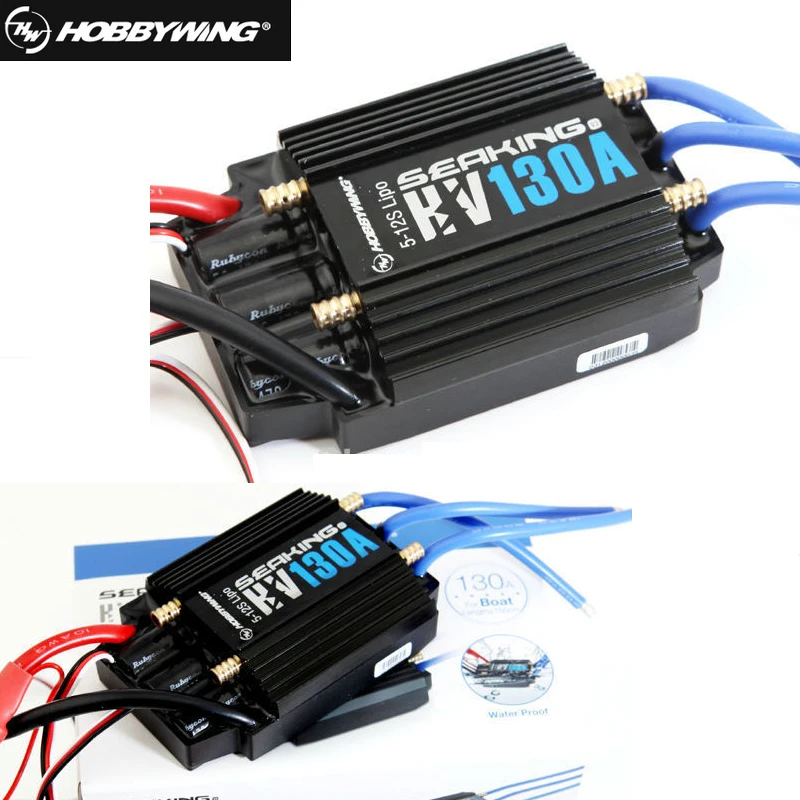Многофункциональный 1 шт. новый двигатель HobbyWing SeaKing V3 130A BL ESC HV 6V/5A BEC для RC R/c Racing Boat