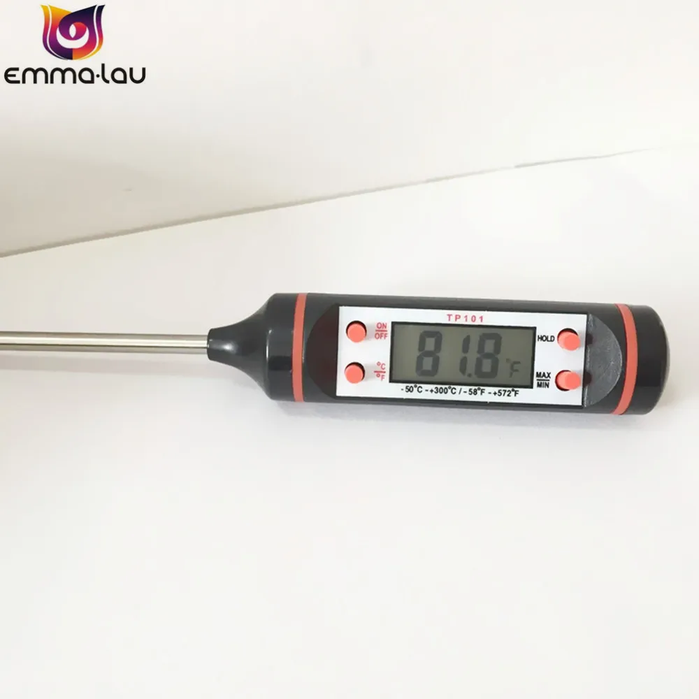 Портативный цифровой термометр TP101 C/F Hold кухонный прибор для измерения