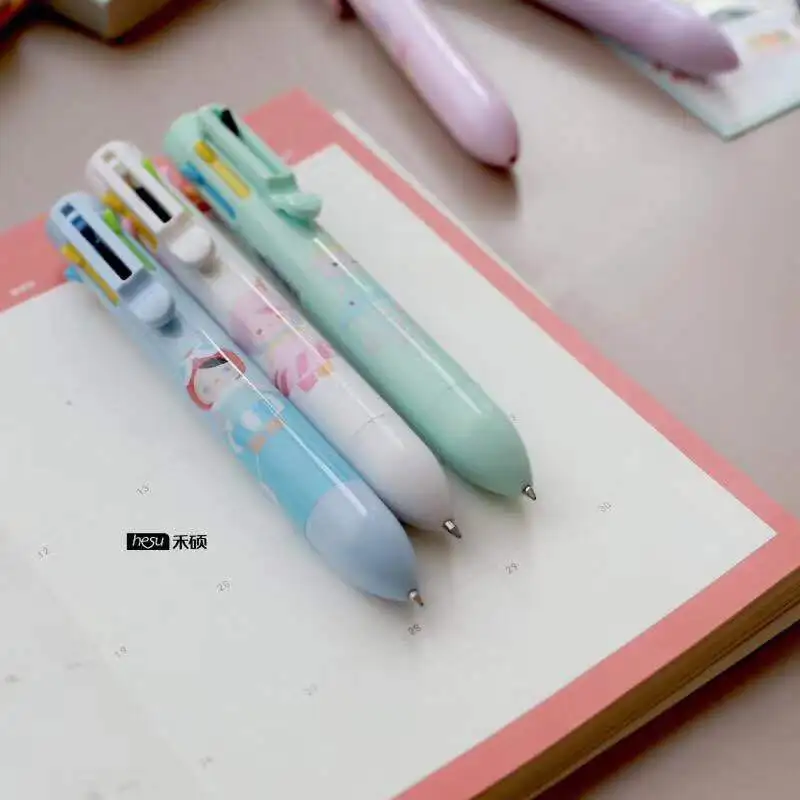 

1pcs Kawaii Ballpens girls 8 color Ball Pens Narwhal Ballpoint Pens Pens For School Stationery Office Supplies 0.5mm