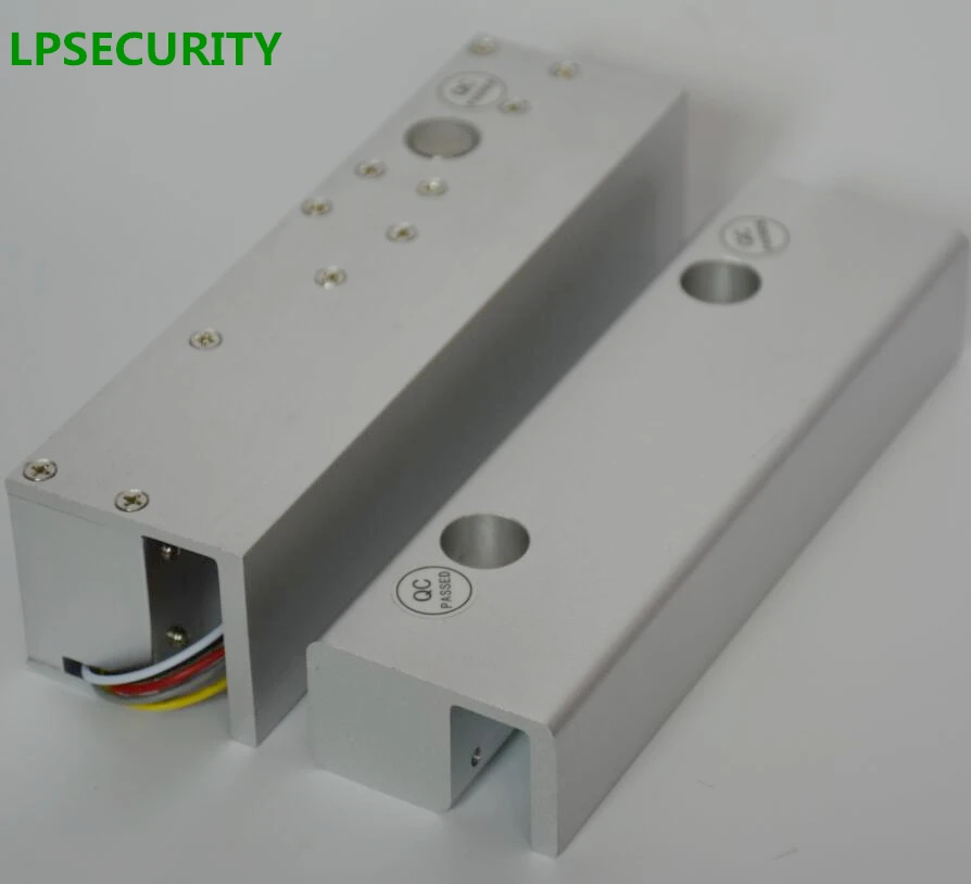 Lpsafety бескаркасная стеклянная дверь электрический замок с защелкой для дверей