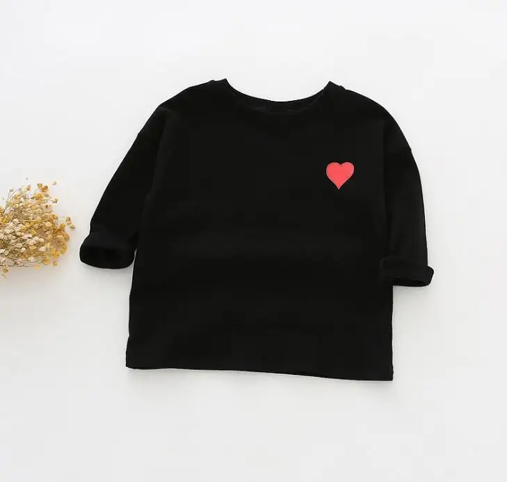 Детская Хлопковая футболка с длинным рукавом круглым вырезом | Мать и ребенок