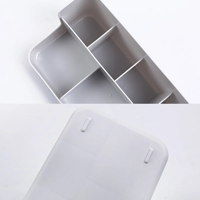 

Makeup Organizer Plastic Cosmetic Storage Box Nail Polish Nail Desktop Container Lipstick Jewelry Display Case Bathroom Supplies