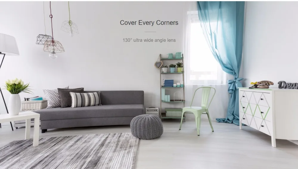 Xiaomi Mijia 1080 P, умная портативная веб-камера, ip-камера, Bluetooth концентратор, 130 градусов, 2,4G/5G, Wi-Fi, ночное видение, TF+ NAS, микрофон, динамик