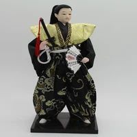 12 delicate japanese samurai kimono doll oriental doll model home decoration collection